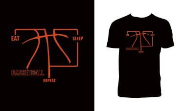 Basketball Vector T Shirt Design 