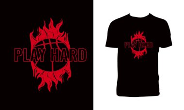 Basketbol Vektörü Gömleği Tasarımı. 