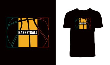 Basketball Vector T Shirt Design.