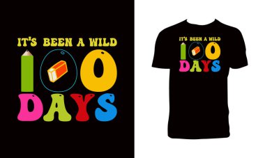 Vahşi bir 100 Gün Tişört Tasarımı oldu.. 