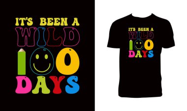 Vahşi bir 100 Gün Tişört Tasarımı oldu.. 