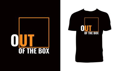 Kutu Tipografisi ve Harf Tişörtü Tasarımı. 