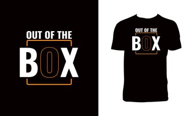 Kutu Tipografisi ve Harf Tişörtü Tasarımı. 