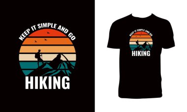 Yürüyüş gömleği tasarımı.