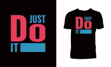 Sadece Typography T-Shirt Tasarımı. 