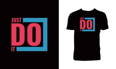 Sadece Typography T-Shirt Tasarımı. 