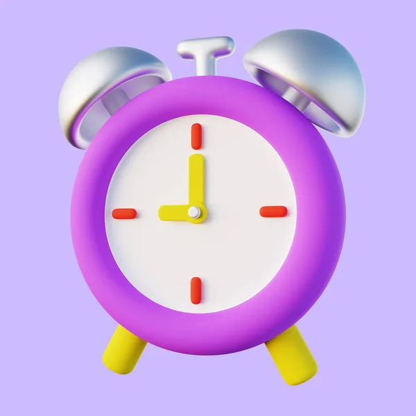Ilustração Relógio Alarme — Fotografia de Stock