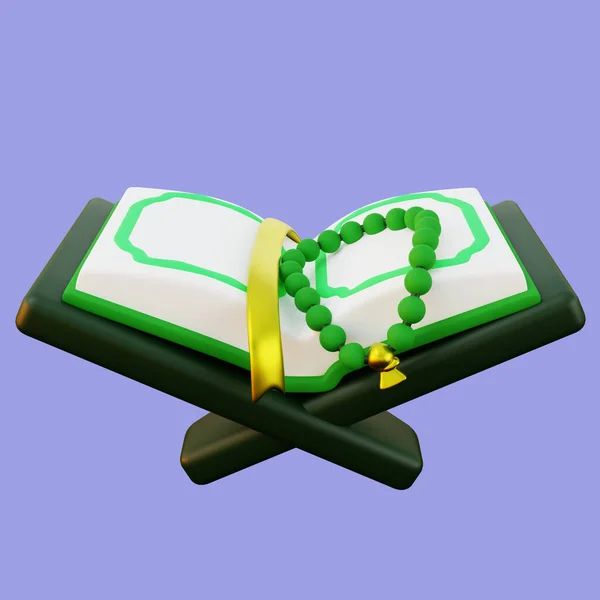 Stock image 3d Illustration of Quran Recitation