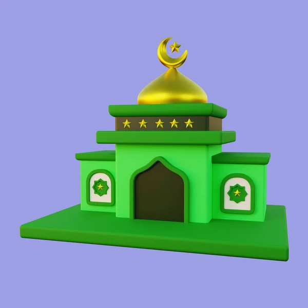 Ilustração Mesquita Muçulmana — Fotografia de Stock
