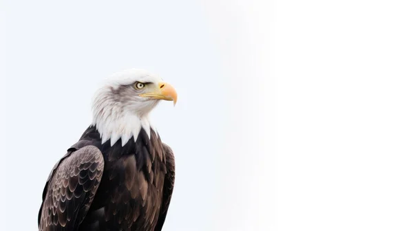 Bald Eagle Head Looking Profile View Close — Stock Photo, Image