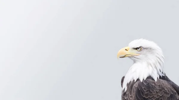 Орел Голова Haliaeetus Lecocephalus Вид Крупним Планом — стокове фото