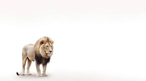 Lion Dans Nature — Photo