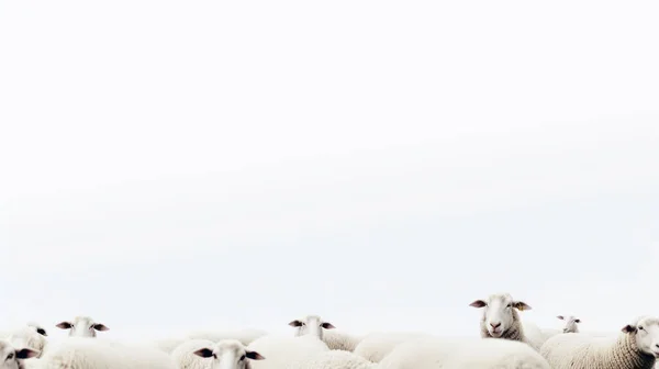 Owce Śniegu — Zdjęcie stockowe