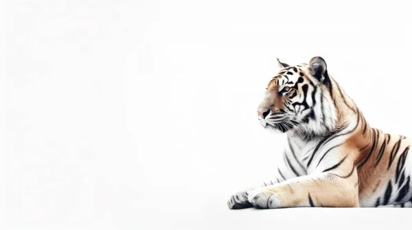 Тигр Снегу — стоковое фото