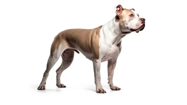 Franse Bulldog Een Witte Achtergrond — Stockfoto