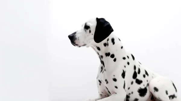 Dog Front White Background — Stock Photo, Image