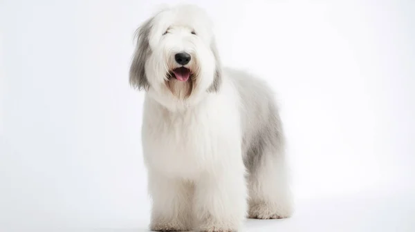Weißer Hund Atelier — Stockfoto