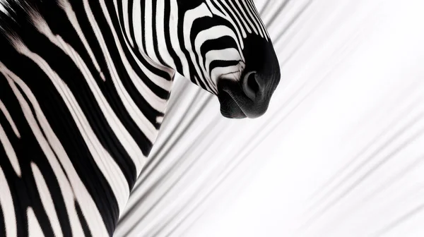 Печать Зебры Черно Белые Полосы Полосатый Фон — стоковое фото