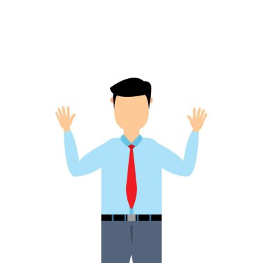 Vektör yassı çizgi film selamlaması selamlaması. Hoşgeldiniz ofise.