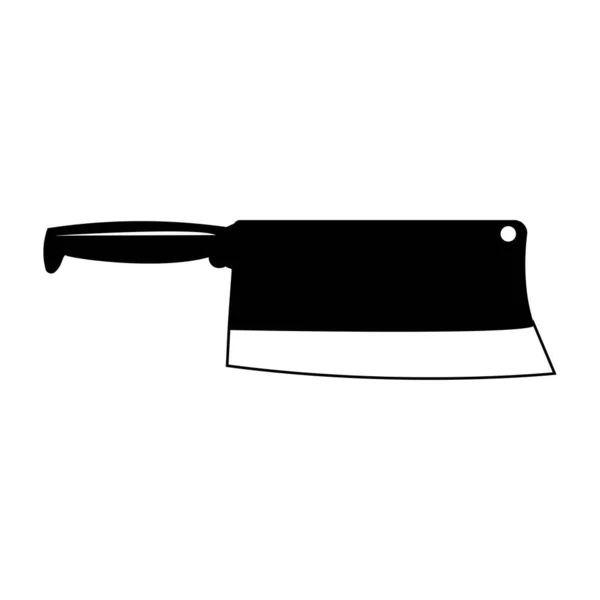 アイコンベクトルロゴパンナイフ肉屋ナイフイラストのセット — ストックベクタ