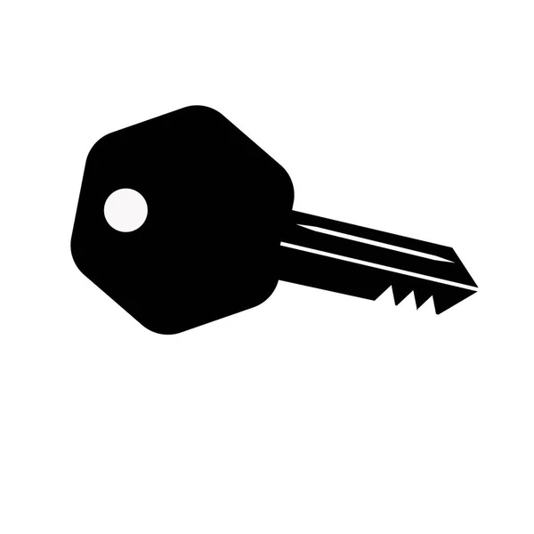 Home Schlüssel Vektor Symbol Safe Schlüssel Fahrzeugschlüssel Ilustration — Stockvektor