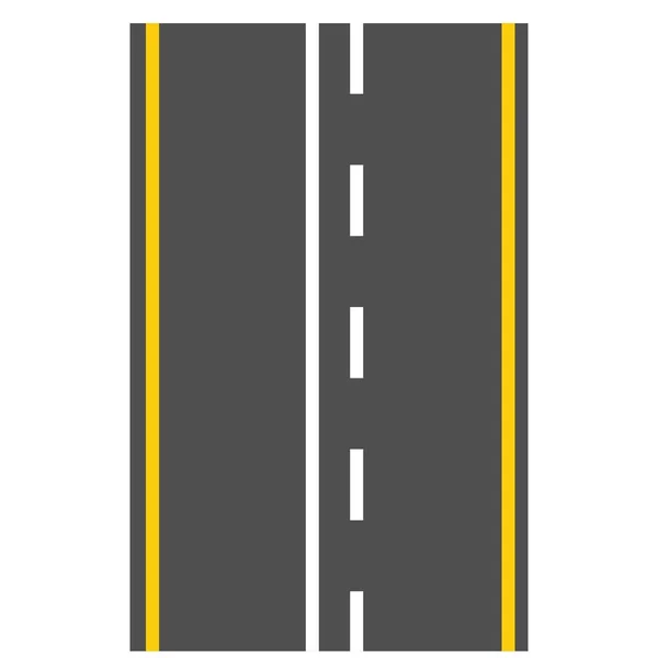 düz yol işaretleme vektör çizimi