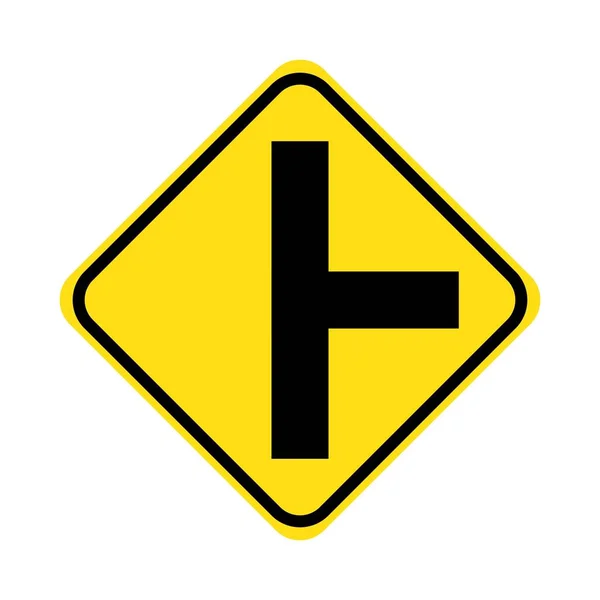Yol ayrımında sarı yol ayrımı trafik ışığı çizimi