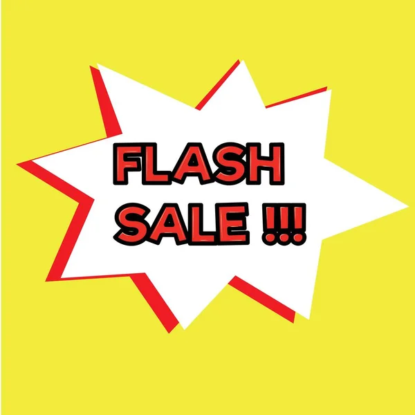 Teks font penjualan flash vektör belanja simpel
