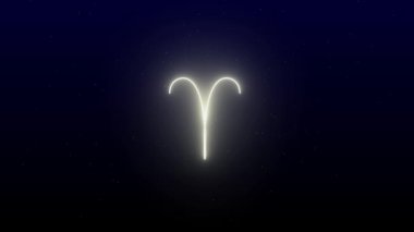 Kara gece gökyüzünde yıldız animasyon yıldızları.