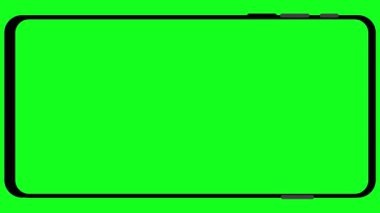 Cep telefonu modelleme işlemi yeşil ekranı yakınlaştır