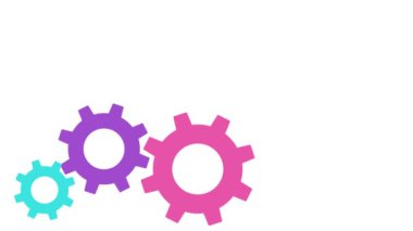 Başarılı olmak için çabalayan ve stratejiler geliştiren bir adam. İşletme gelişimiyle birlikte yönetim animasyonu çizimi. 4k