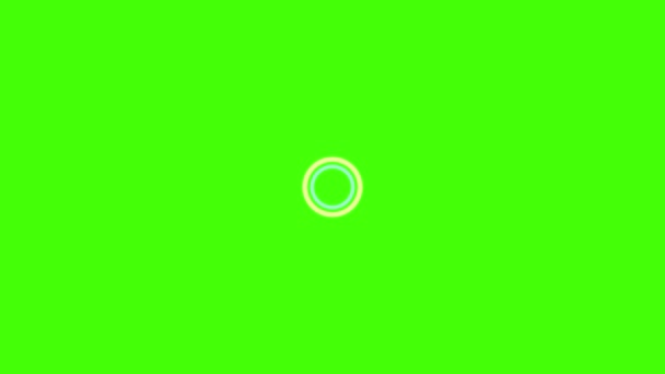 Geanimeerde Achtergrond Cirkel Bewegende Kleur Cirkel Achtergrond — Stockvideo