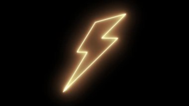 flaş simge flaş satışı animasyon yıldırım ışıklı neon simge flaşı