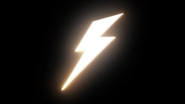 flaş simge flaş satışı animasyon yıldırım ışıklı neon simge flaşı