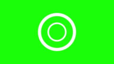 dalga noktası alfa yeşil ekran canlandırması