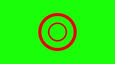 dalga noktası alfa yeşil ekran canlandırması