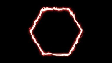 neon çerçeve elektrik şimşek enerjisi, mavi, turuncu, mor, sarı, kırmızı, yuvarlak, dikdörtgen, altıgen, on iki kenarlı