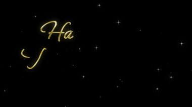 Mutlu Şükran Günü animasyon geçmişi Altın Gün 4K döngüsü için tebrikler.