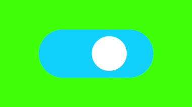 animasyon düğmesi kırmızı mavi kaydırma anahtarı 4k döngüsü