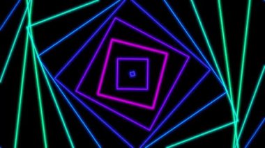 dalga arkaplanı canlandırılmış neon dalgalar soyut neon dalgalar aşk üçgeni kare döngüsü 4k