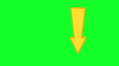 Dolar faizi yükseldi ve düştü animasyon ikonu dolar faiz oranı yukarı ve aşağı 4k