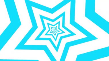 2d yıldız çizgi film döngüsü sonsuz arkaplan animasyon küçük yıldız büyüyen daha büyük tekrarlayan çizgi film arkaplan 4k döngüsü