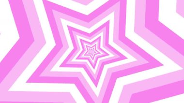 2d yıldız çizgi film döngüsü sonsuz arkaplan animasyon küçük yıldız büyüyen daha büyük tekrarlayan çizgi film arkaplan 4k döngüsü