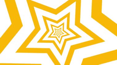 2d yıldız çizgi film döngüsü sonsuz arkaplan animasyon küçük yıldız büyüyen daha büyük tekrarlayan çizgi film arkaplan 4k döngüsü