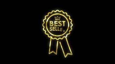 Altın rozet ödülü ikonu en çok satanlar listesi animasyon altın rozeti en çok satanlar listesinde Croma 4k