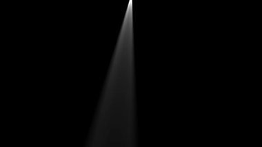 Beyaz ışık animasyonu sahne ışığı ışığı gökyüzünden gelen umut ışığını gösteriyor Croma 4k döngüsü.