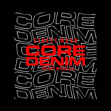 temel kot çizgisi etkisi grunge tasarım tipografi, vektör grafik illüstrasyon, t-shirtler ve diğerleri için