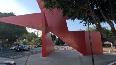 Şehirde sokak trafiği 