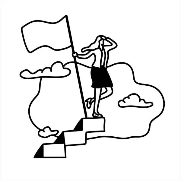 Uluslararası Kadınlar Günü Çizim Çizim Çizimi. Çok Irklı Kadın Grubu