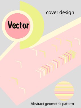 Soyut Bauhaus geometrik desen arka plan, vektör çember, üçgen ve kare çizgiler sanat tasarımı. Evrensel soyut yerleşimler. Not defterleri, planlayıcılar, broşürler, kitaplar, kataloglar vs. için uygulanabilir.